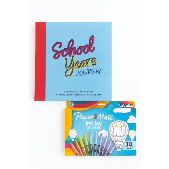 School Years Journal + Paper Mate InkJoy Gel Pens (10 Pack) - Picture 1 of 3